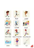 anteprima - Esercizi - Action verbs vocabulary activity - Pagina 3