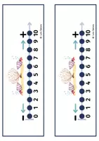 anteprima - Esercizi - ADDIZIONE/SOTTRAZIONE CON LINEA DI NUMERI. 132 schede. - Pagina 2