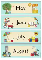 Vorschau - Präsentationen/Tafelbilder - Calendar & weather - Tafelmaterial / Tafelkalender (Englisch) - Seite 2