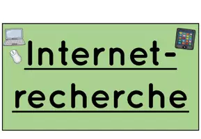 Vorschau - Merkblätter - Recherchieren im Internet - Internetrecherche - Aushang - Deckblatt