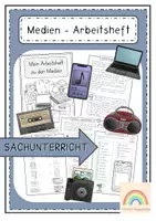 Vorschau - Unterrichtsreihen - Medienkompetenz in der Grundschule – Arbeitsheft zu digitalen und analogen Medien (Klasse 2-4) - Deckblatt