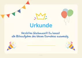 Vorschau - Anderer Materialtyp - Freebie Malfolgen-Urkunde für 2. Klasse - Seite 3