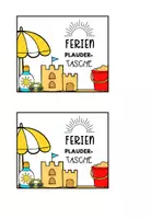 Vorschau - Arbeitsblätter - Sommerferien Plaudertasche | Reflexion, Erzählen & Feriengespräche | Abschluss der Volksschule / Grundschule - Seite 1