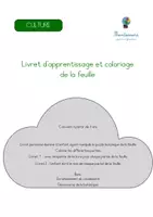 Aperçu - Apprentissages en autonomie - Livret apprentissage-coloriage de la feuille - Page 1