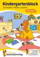 Vorschau - Arbeitsblätter - Kindergartenblock ab 4 Jahre - Schneiden, kleben, basteln - Deckblatt