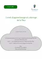 Aperçu - Apprentissages en autonomie - Livret apprentissage-coloriage fleur - Page 1