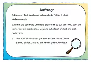 Vorschau - Arbeitsblätter - Rechtschreibung überprüfen (3-fach differenziert) mit der Leselupe - Seite 3