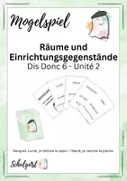 Vorschau - Spiele - Mogelspiel Französisch Dis Donc 6 - Unité 2 - Deckblatt