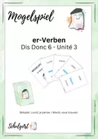 Vorschau - Spiele - Materialpaket Französisch Dis Donc 6 - Unité 3 - Seite 1