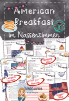 Vorschau - Anderer Materialtyp - American Breakfast im Klassenzimmer - Deckblatt