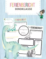 Vorschau - Arbeitsblätter - Ferienbericht für die Dinoklasse - Deckblatt