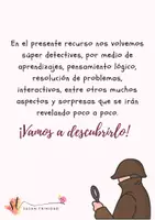 Vista previa - Unidades / Secuencias / Situaciones de Aprendizaje - ¡A convertirnos en grandes detectives! - página 1