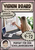 Vorschau - Arbeitsblätter - Vision Board zum Schuljahresbeginn, Klasse 9,10,11,12 - Deckblatt