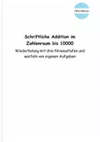 Vorschau - Arbeitsblätter - Schriftliche Addition - Wiederholung - Seite 2
