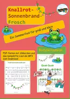 Vorschau - Merkblätter - Sommerlied Knallrotsonnenbrandfrosch MP3 - Deckblatt
