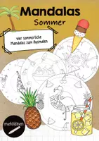 Vorschau - Mal- und Bastelvorlagen - Sommerliche Mandalas zum Ausmalen - Deckblatt