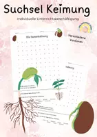 Vorschau - Arbeitsblätter - Suchsel Samenkeimung 🌱 - Deckblatt