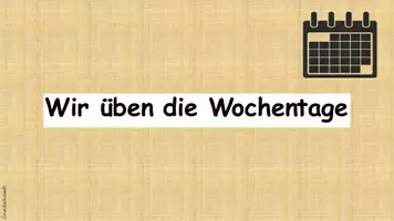 Vorschau - Interaktives Material - Wochentage 8 interaktive Übungen - Seite 1