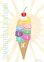 Vorschau - Mal- und Bastelvorlagen - Sommerferien Countdown Eis: 10 Tage - Seite 1