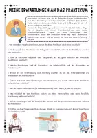 Vorschau - Arbeitsblätter - Betriebspraktikum / Praktikum - Erwartungen und Wünsche (Klasse 8 / 9) - Deckblatt