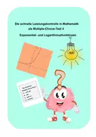 Vorschau - Test - Die schnelle Leistungskontrolle in Mathematik als Multiple-Choice-Test 4 - Deckblatt