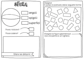 anteprima - Esercizi - Forme Geometriche Quaderno del ricercatore -Quaderno di appunti sui corpi geometrici nella vita quotidiana - Pagina 3