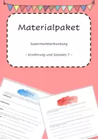 Vorschau - Aufgabenkarten - Supermarkterkundung - Einkaufs Basics - Deckblatt