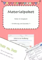 Vorschau - Stundenentwürfe - Fette im Vergleich - Ernährunschecker 7 - Deckblatt