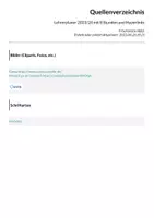 Vorschau - Lehrpläne/Lehrermaterial - Lehrerplaner 2023/24 mit 8 Stunden und Hyperlinks - Seite 1