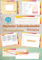 Vorschau - Lehrpläne/Lehrermaterial - Lehrerplaner 2023/24 mit 8 Stunden und Hyperlinks - Seite 2