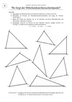 Vorschau - Arbeitsblätter - Umkreismittelpunkt Mittelsenkrechtenschnittpunkte - Deckblatt
