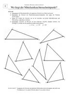 Vorschau - Arbeitsblätter - Umkreismittelpunkt Mittelsenkrechtenschnittpunkte - Seite 3