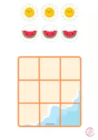 Vista previa - Juegos / Gamificación - TRES EN RAYA VERANO - página 1