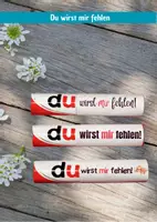 Vorschau - Mal- und Bastelvorlagen - Banderolen zum Download / Du wirst mir fehlen - Seite 1
