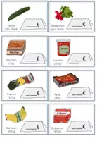 Vorschau - Fördermaterial/Inklusion - Lebensmittel - Kärtchen Wertigkeit eintragen - Seite 2