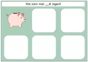 Vorschau - Arbeitsblätter - Karten - Wie kann man ...€ noch legen? Geld - Seite 2