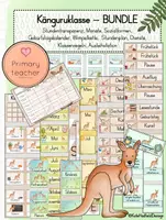 Vorschau - Poster - BUNDLE: Känguruklasse / Klassentier Känguru - Classroom Management - Deckblatt