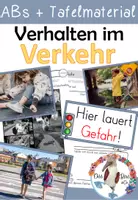 Vorschau - Arbeitsblätter - Verkehrserziehung - das richtige Verhalten - Arbeitsblätter und Bildkarten - auch als Einstieg - Deckblatt
