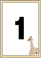 Vorschau - Poster - Giraffenklasse – Zahlkarten (1-20) - Seite 2