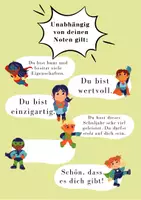 Vorschau - Präsentationen/Tafelbilder - Zusatz zum Zeugnis/Persönliches Zeugnis - Helden - Seite 1