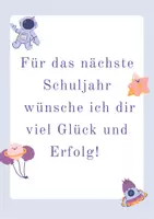 Vorschau - Präsentationen/Tafelbilder - Zusatz zum Zeugnis/Persönliches Zeugnis - Weltall - Seite 2