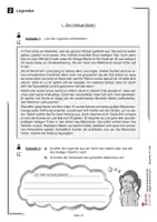 Vorschau - Stundenentwürfe - Legenden | Deutsch Grundschule Klasse 3-4 | Sagen, Heiliger Martin, Heiliger Nikolaus, Großstadtlegenden | Stundenbilder, Arbeitsblätter, Kopiervorlagen mit Lösungen - Seite 1