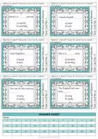 Vista previa - Tarjetas / Manipulativos - Adjectives and Adverbs Task Cards - Portada