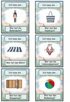 Vorschau - Spiele - Lesespiel "Im Schwimmbad" DaZ / DaF / Deutsch - Seite 3