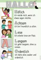 Vorschau - Merkblätter - HALLO - Klassenregeln | Poster und kleine Übersicht - Seite 2