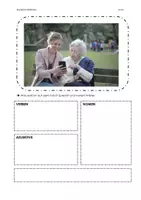 Vorschau - Arbeitsblätter - DaZ A2-B1 Bildbeschreibung Familie - Deckblatt