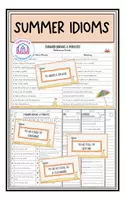 Vorschau - Arbeitsblätter - Summer Idioms & Phrases - Deckblatt