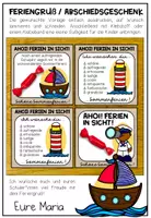 Vorschau - Anderer Materialtyp - Feriengruß / Feriengeschenk - Ahoi! Ferien in Sicht! - Seite 1