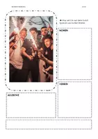 Vorschau - Arbeitsblätter - DaZ A2-B1 Bildbeschreibung Party - Deckblatt