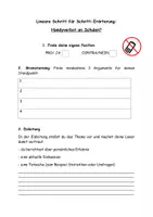 Vorschau - Arbeitsblätter - Materialpaket Lineare Erörterung Merkblatt und Schritt für Schritt-Anleitung - Seite 3